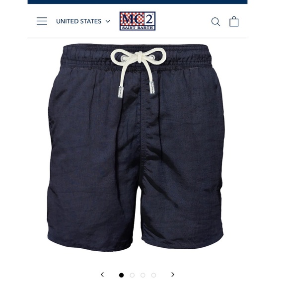 MC2 Saint Barth Gustavia linen shorts navy - Picture 11 of 11
